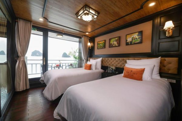 Du Thuyền Victory Star Cruise Phòng Deluxe Có Sân Hiên