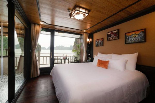 Du Thuyền Victory Star Cruise Phòng Deluxe Gia đình Có Ban Công