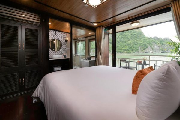 Du Thuyền Victory Star Cruise Suite Có Ban Công Và Bồn Tắm