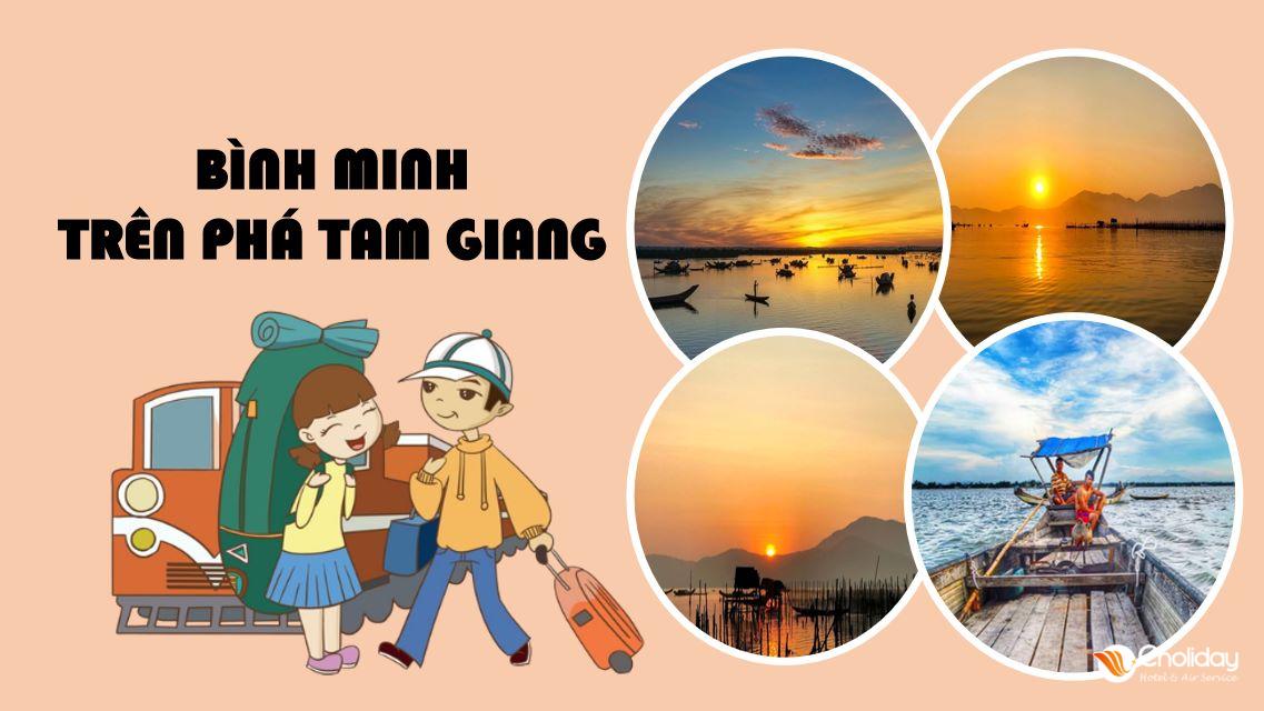 Tour ngắm bình minh trên Phá Tam Giang, Huế