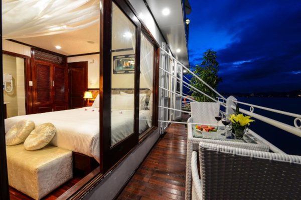 Du Thuyền Swan Cruise Bái Tử Long Suite Có Ban Công