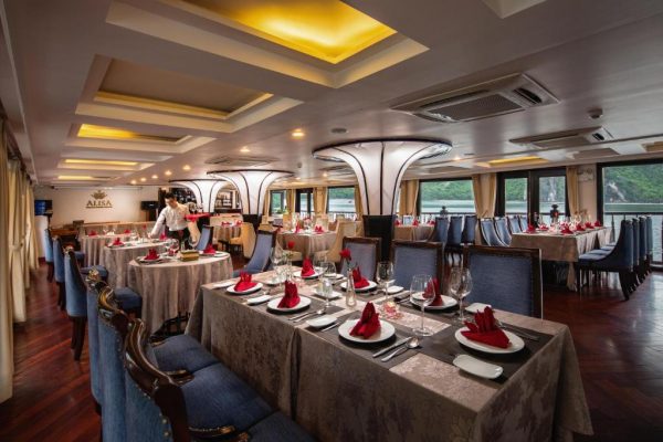 Du Thuyền Alisa Premier Cruise Ha Long Nhà Hàng 2