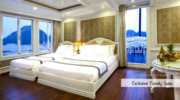 Du Thuyền Athena Signature Cruise Ha Long Excludsive Family Suite