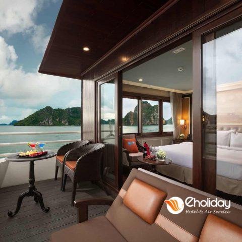 Phòng Luxury Terrace Suite Du Thuyền Athena Luxury Cruise
