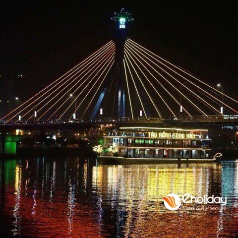 Tàu Rồng Sông Hàn Về đêm