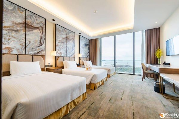 Khach San Muong Thanh Luxury Ha Long Centre Phong Deluxe Triple Ocean View