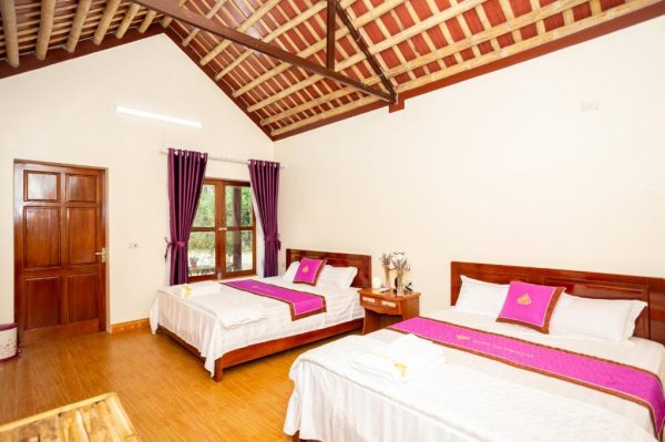 Ruby Homestay Ninh Bình Phòng 2 Giường đôi Nhìn Ra Núi