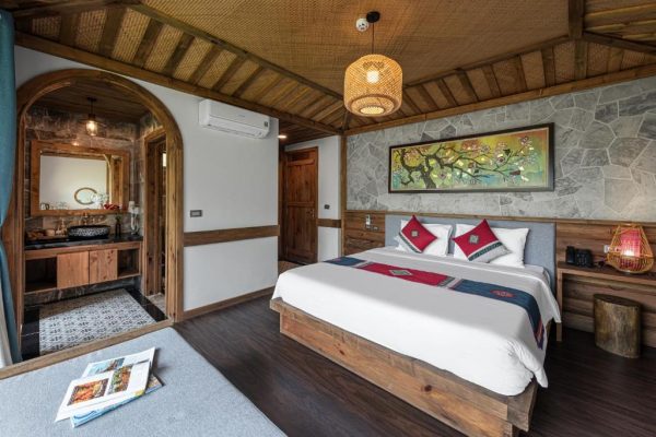 Sín Chải Ecolodge Resort Sapa Phòng Deluxe Giường đôi