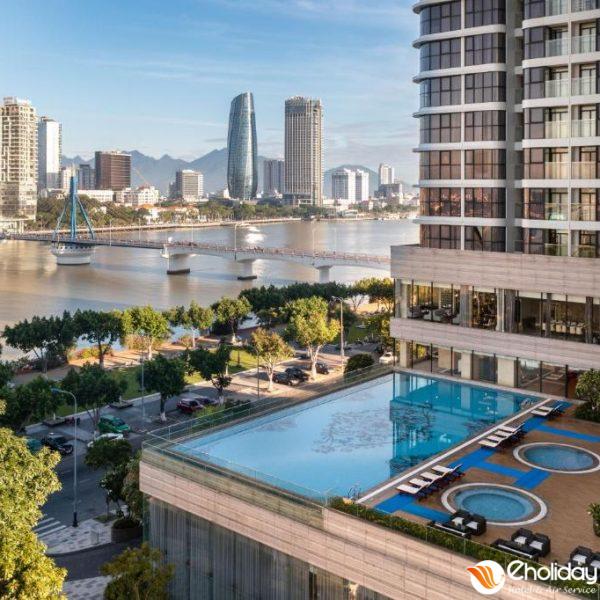 Khách Sạn Melia Vinpearl Đà Nẵng Riverfront Toàn Cảnh Bể Bơi