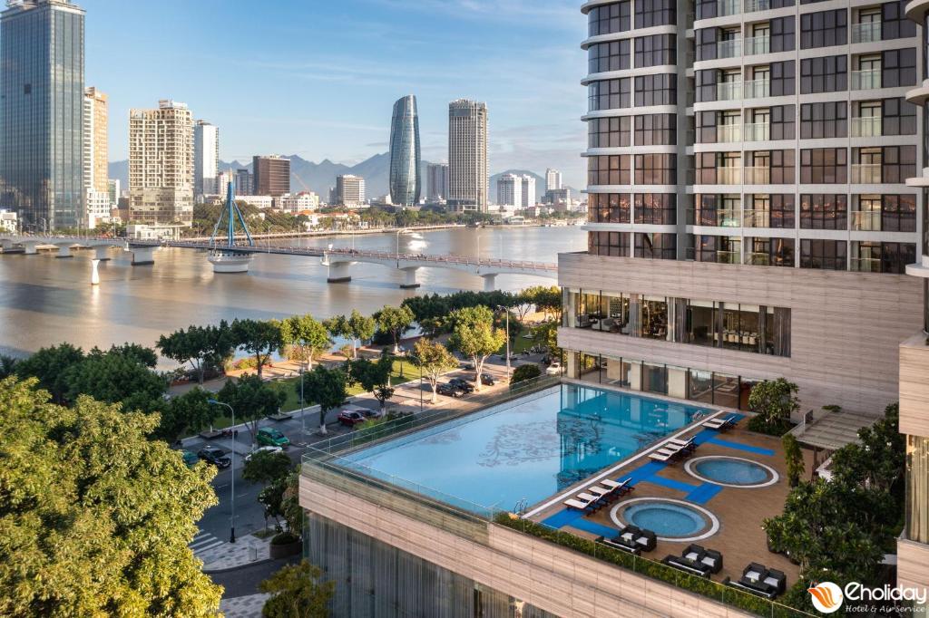 Khách Sạn Melia Vinpearl Đà Nẵng Riverfront Toàn Cảnh Bể Bơi