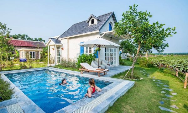 Vườn Vua Resort Thanh Thuỷ Phú Thọ Bungalow Hoa Sen