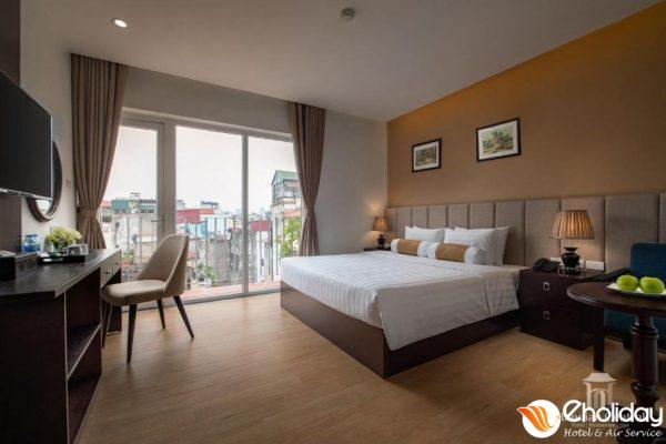 Khách Sạn Hanoian Central Hà Nội Phòng Deluxe Có Ban Công