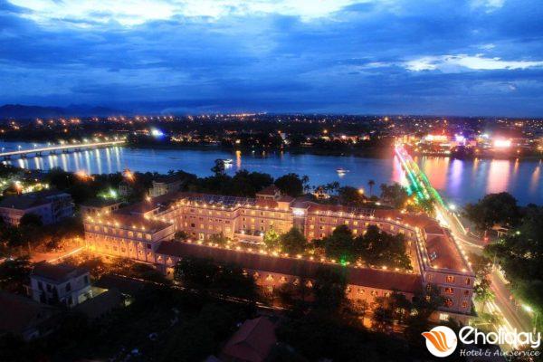 Khách Sạn Saigon Morin Huế Toàn Cảnh Ban đêm