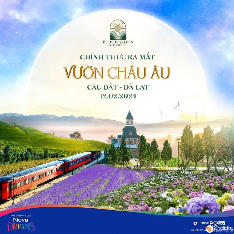 Vé Vườn Châu Âu Đà Lạt Euro Garden