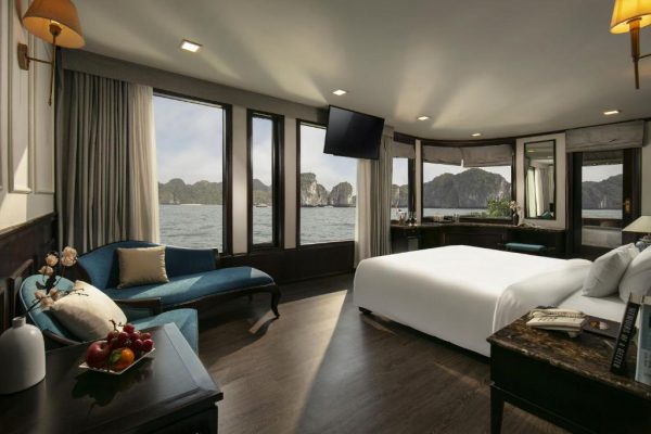 Du Thuyền Orchid Trendy Cruise Hạ Long Phòng Exclusive Suite Có Sân Hiên