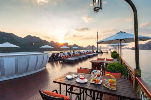 Indochine Cruise Lan Ha Bay Sundeck