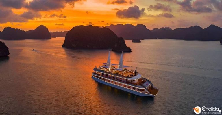 Tour Du Thuyen Hoang Hon Iris Dinner Cruise Ha Long 3d