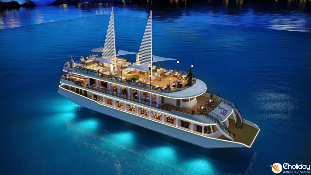 Tour Du thuyền Hoàng Hôn Iris Dinner Cruise Hạ Long