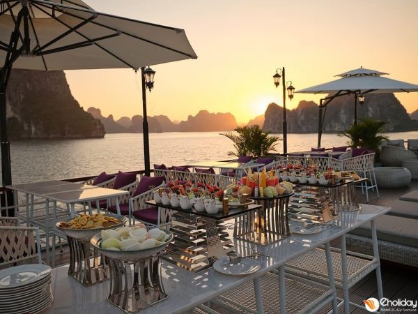 Tour Ha Long 1 Ngay Du Thuyen Iris Day Cruise Tiec Tra Chieu