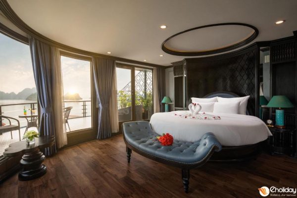 Du Thuyền Doris Hạ Long Phòng Honeymoon Suite With Moonbed