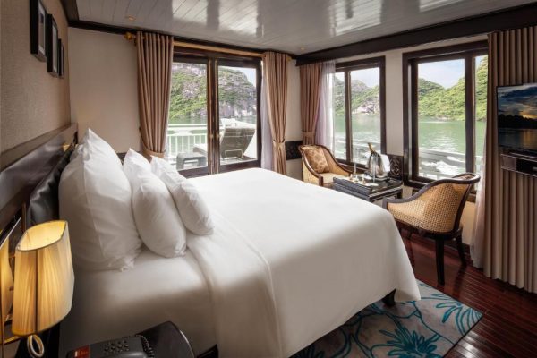 Du Thuyền Paradise Sails Cruise Suite Có Sân Hiên