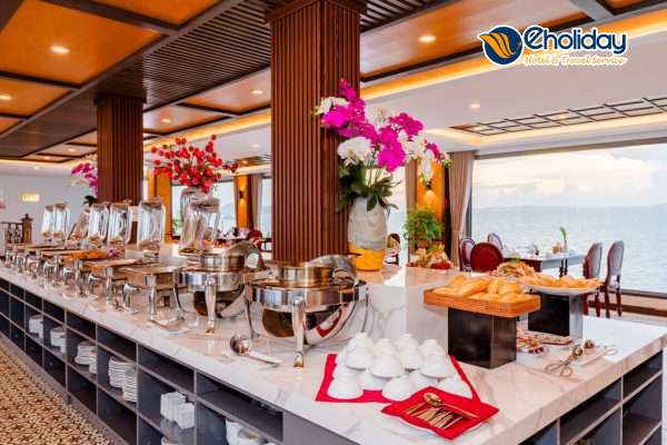 Du Thuyền Sea Coral Hạ Long Lan Hạ Nhà Hàng