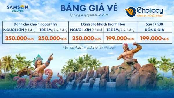 Giá Vé Sun World Sầm Sơn 2025
