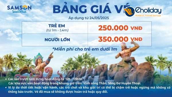 Giá Vé Sun World Sầm Sơn Hè 2025