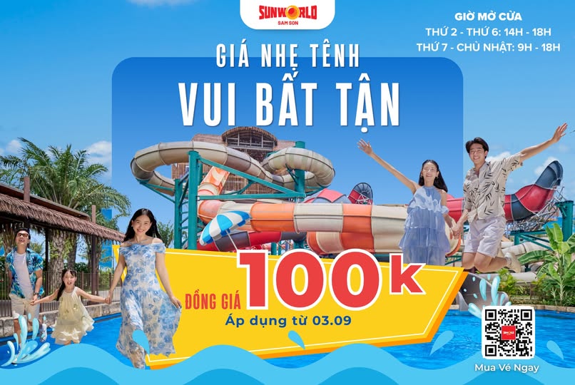 Vé Công viên nước Sun World Sầm Sơn, Thanh Hoá