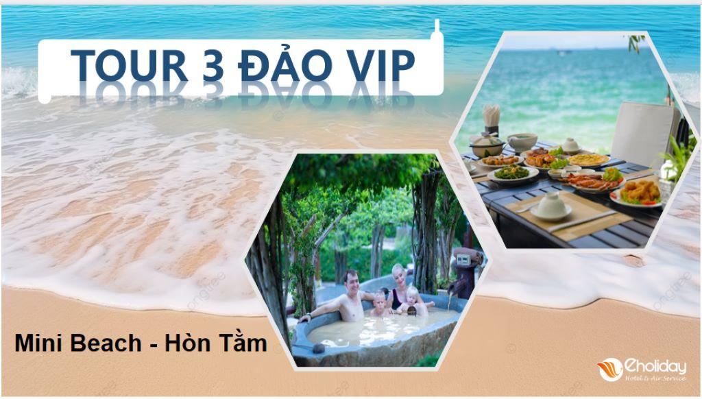 Tour 3 đảo Mini Beach Hòn Tằm Nha Trang 1 ngày