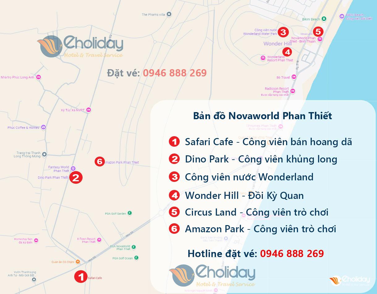 Bản đồ Novaworld Phan Thiết