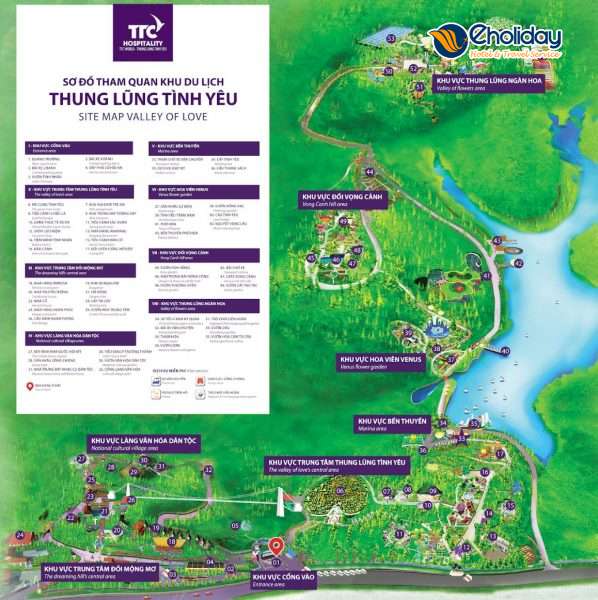 Bản đồ Ttc World Thung Lũng Tình Yêu