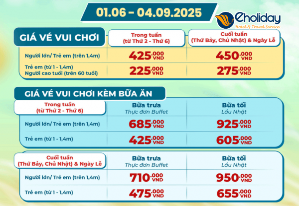 Vé Công Viên Nước Mikazuki Đà Nẵng Hè 2025