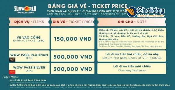 Vé Cáp Treo Fansipan Legend Sapa 2