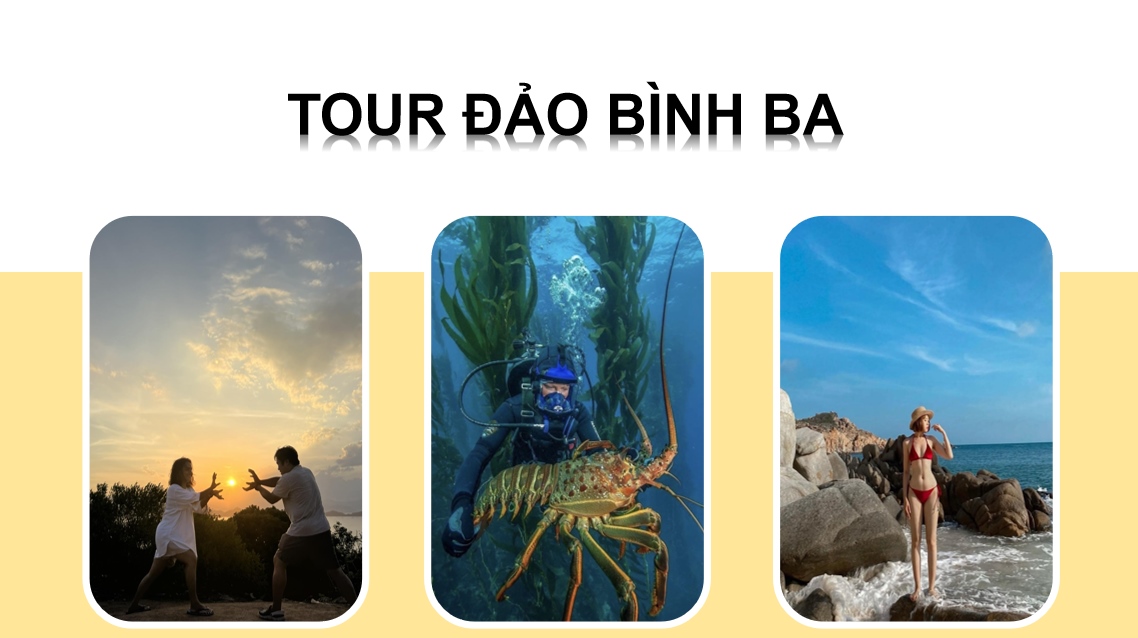 Tour đảo Bình Ba Nha Trang 1 ngày