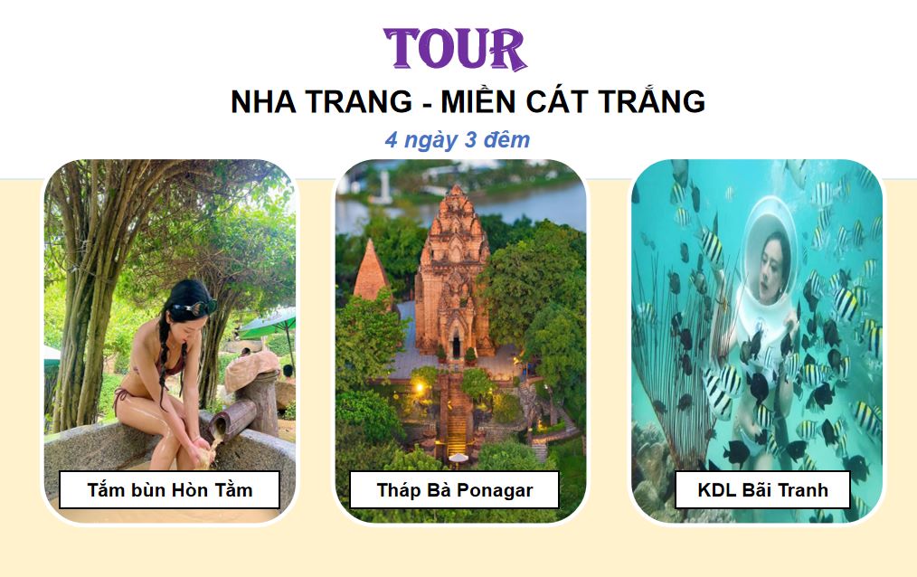 Tour Nha Trang – Miền Cát Trắng 4 ngày 3 đêm