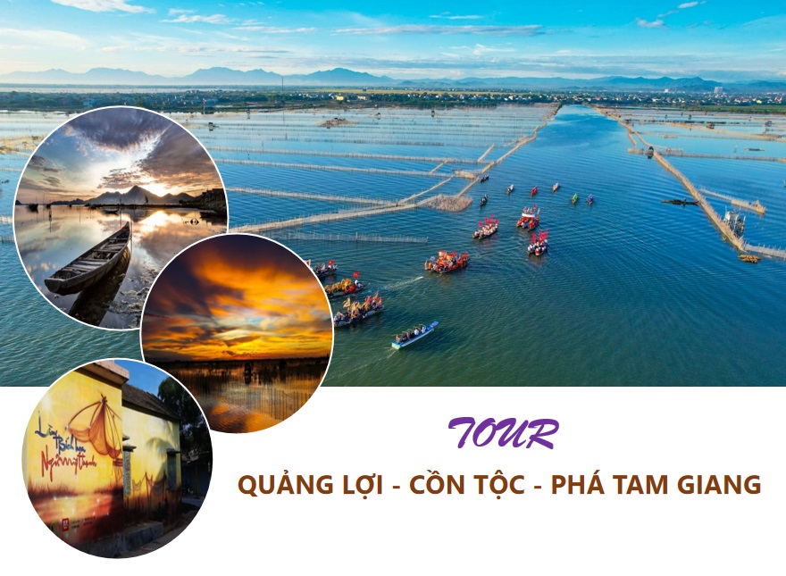 Tour Quảng Lợi – Cồn Tộc – Phá Tam Giang Huế 1 ngày