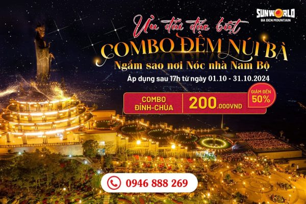 Combo đêm Núi Bà Đen Tây Ninh