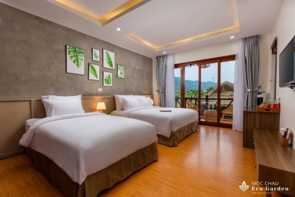 Mộc Châu Eco Garden Resort Phòng Bungalow Family