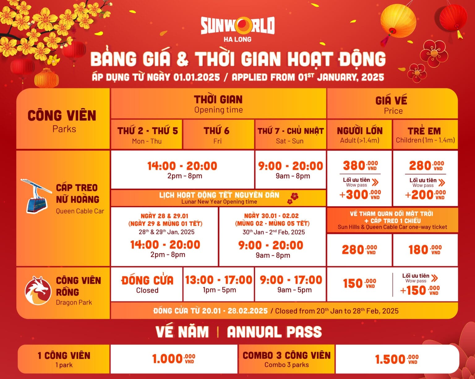 Vé Cáp Treo Nữ Hoàng Sun World Hạ Long