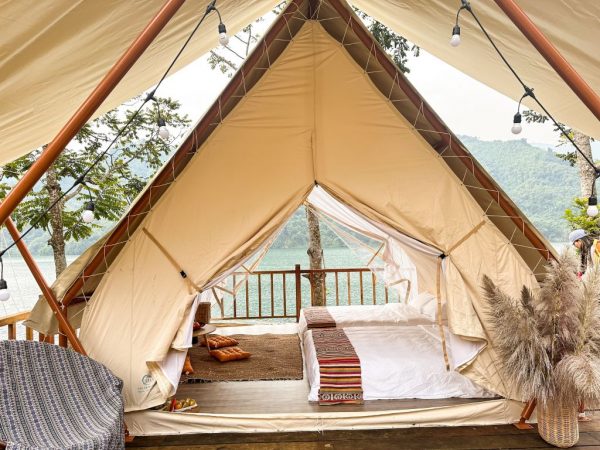 Vayang Retreat & Camping Hòa Bình Lều Lakeside Luxury Glamping