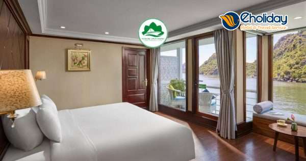 Du Thuyền Verdure Lotus Classic Lan Hạ Phòng Deluxe Balcony