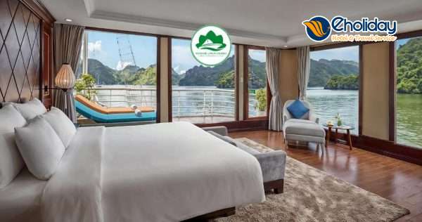 Du Thuyền Verdure Lotus Classic Lan Hạ Phòng Suite Balcony 3
