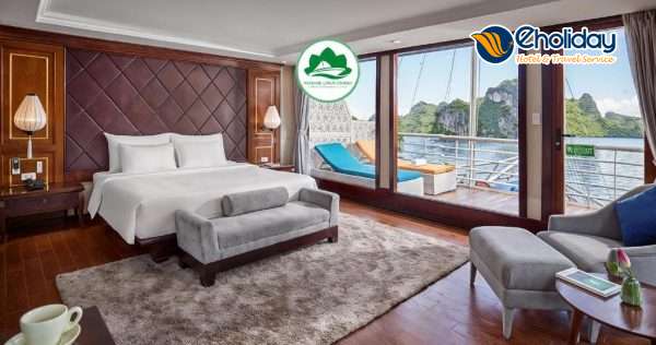 Du Thuyền Verdure Lotus Classic Lan Hạ Phòng Suite Balcony