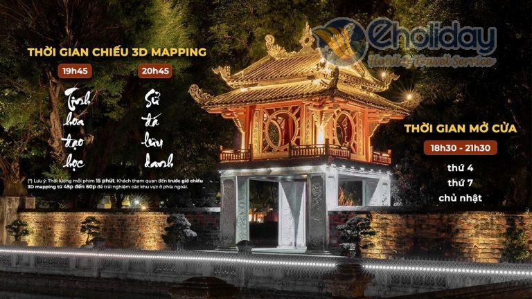 Vé 3D Mapping Văn Miếu Quốc Tử Giám, Hà Nội