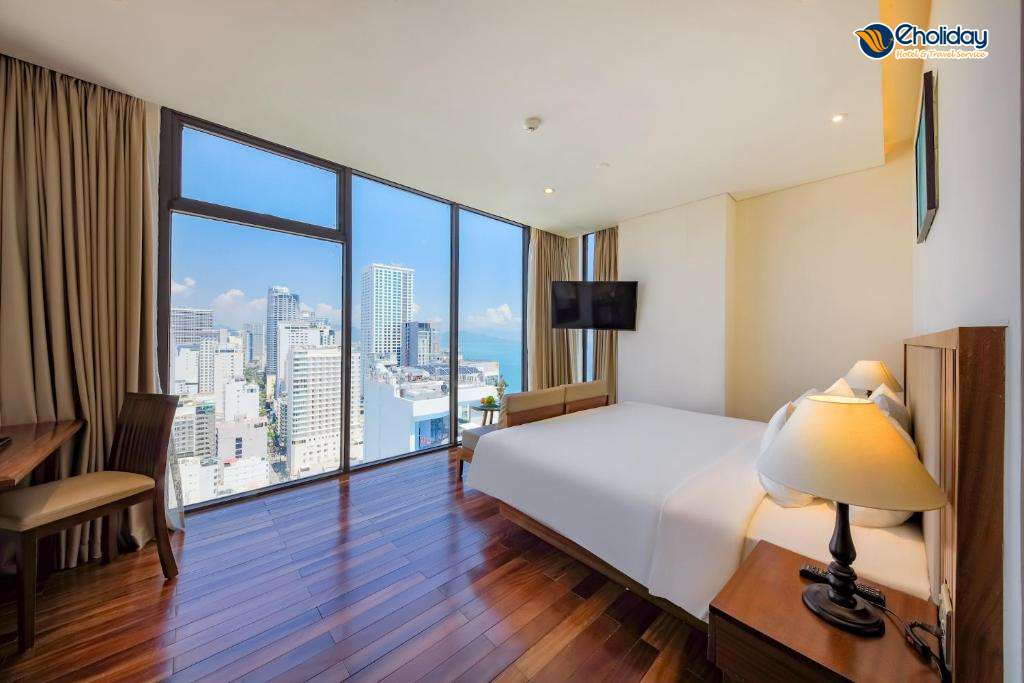 Khách Sạn Green Beach Nha Trang Premier Partial Sea View Double