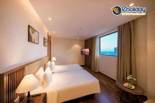 Khách Sạn Green Beach Nha Trang Phòng Deluxe Partial Seaview