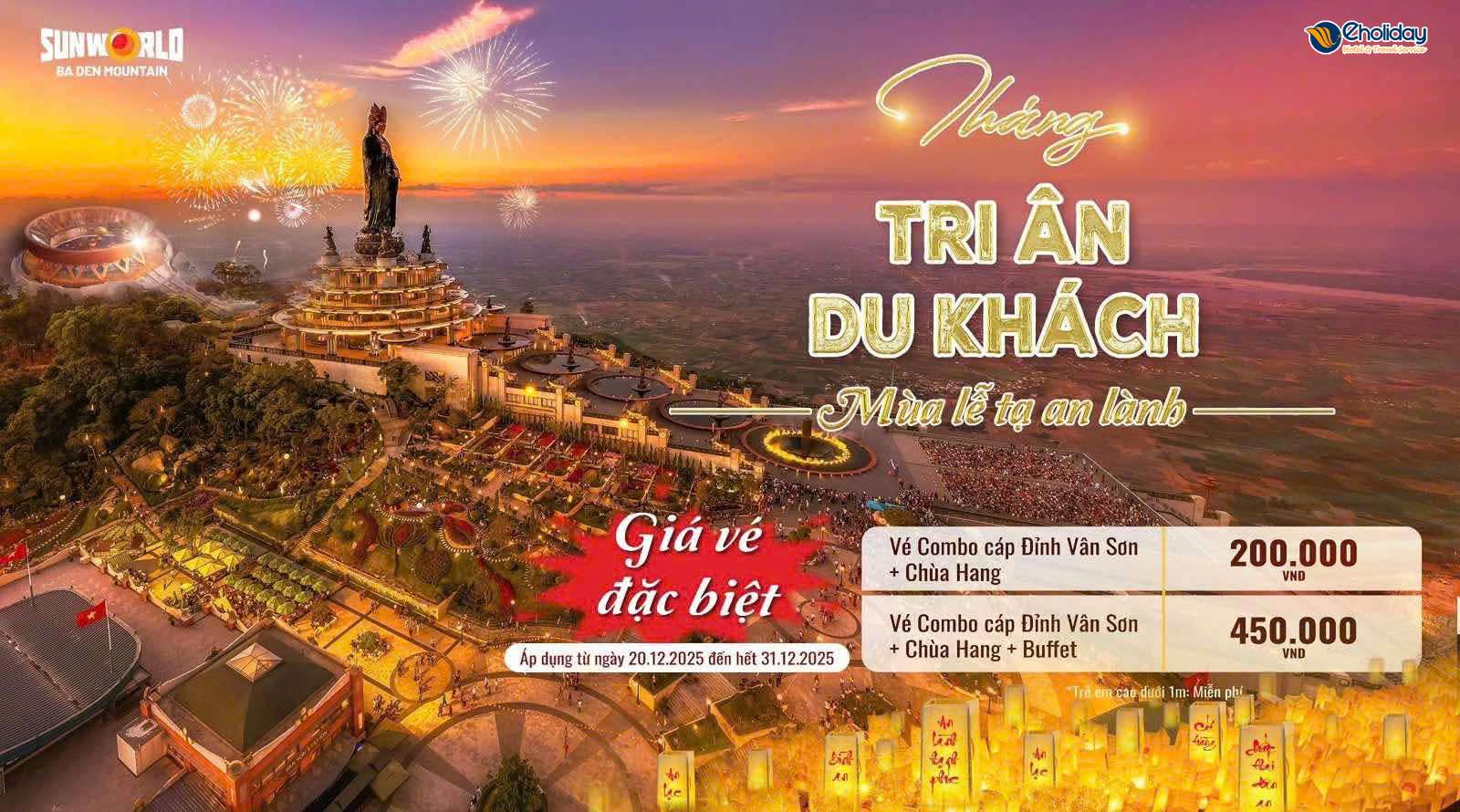 Vé Cáp Treo Núi Bà Đen Tây Ninh