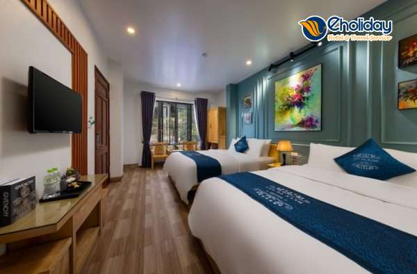 Cát Bà Xanh Spring Garden Hotel Phòng Deluxe Family With Smoutainview