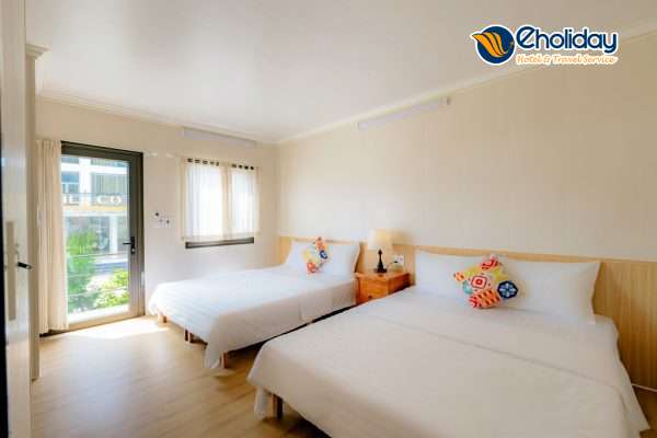 Antus Homestay Bungalow Balcony.